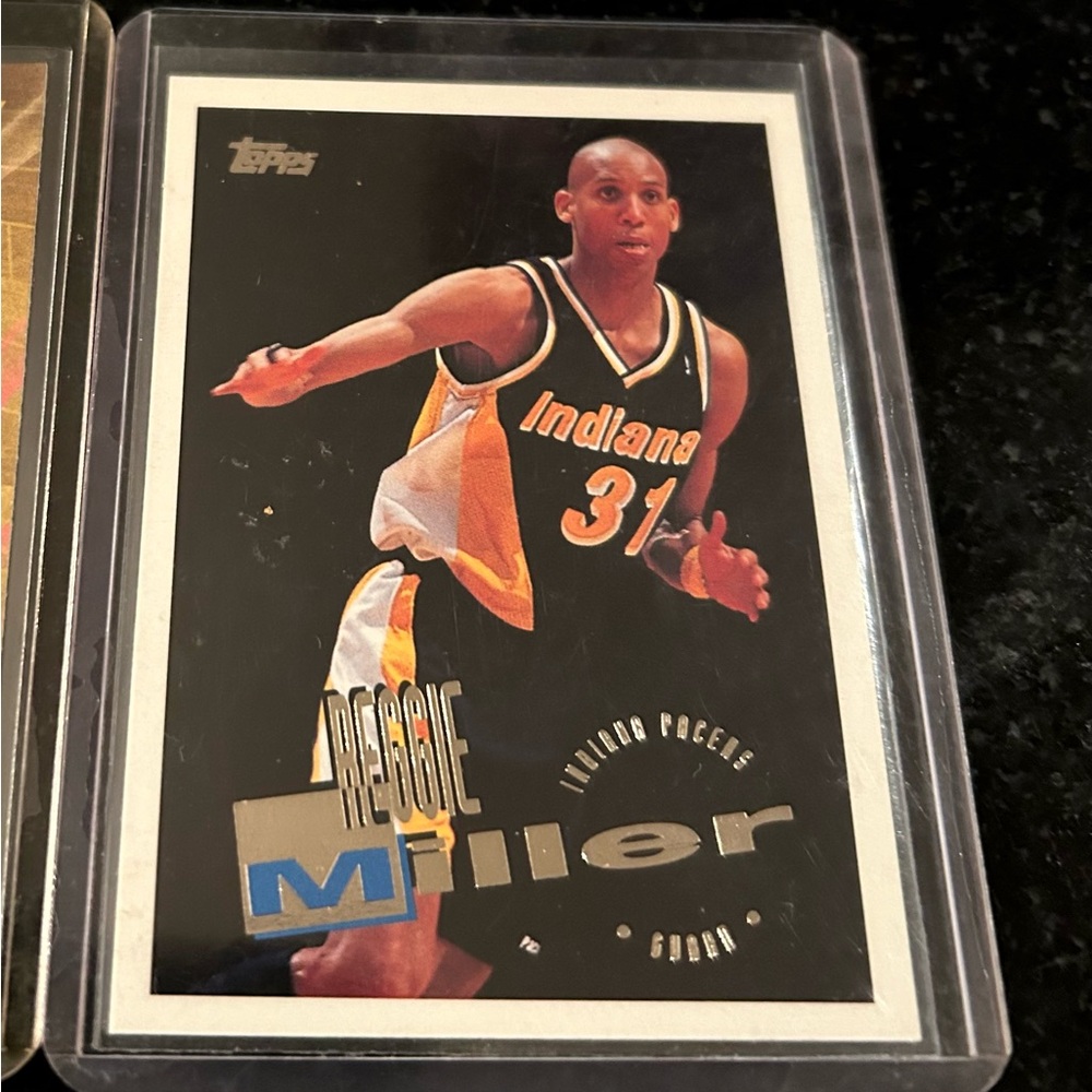 Reggie Miller NBA Basketball Trading Cards (2) - Picture 3 of 5
